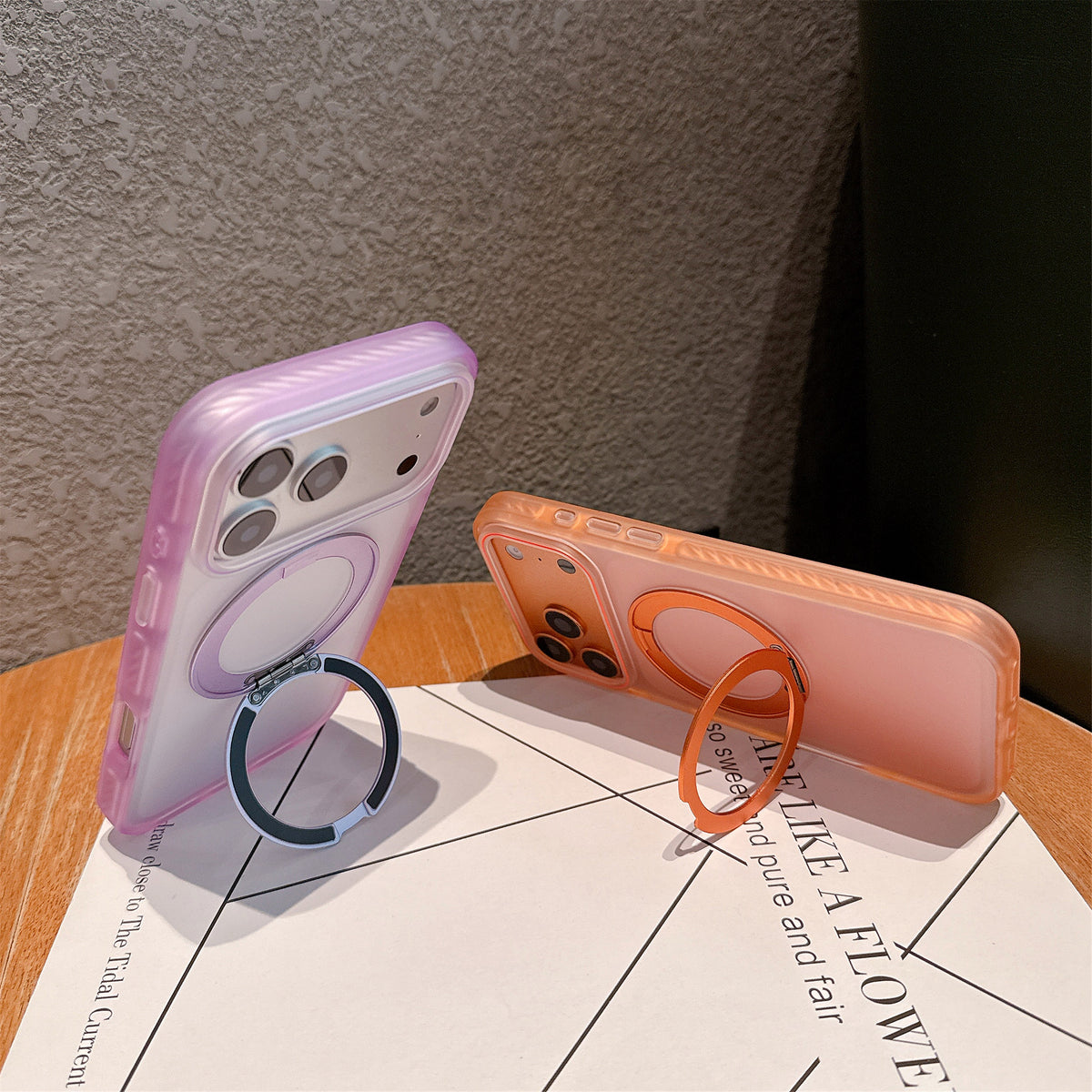 Funda Magnética 360° con Anillo para iPhone 17 y 18 — Antichoque y Magsafe