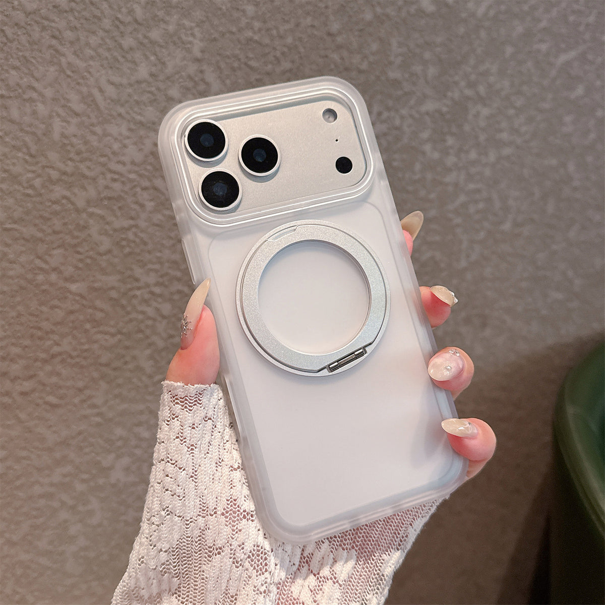 Funda Magnética 360° con Anillo para iPhone 17 y 18 — Antichoque y Magsafe