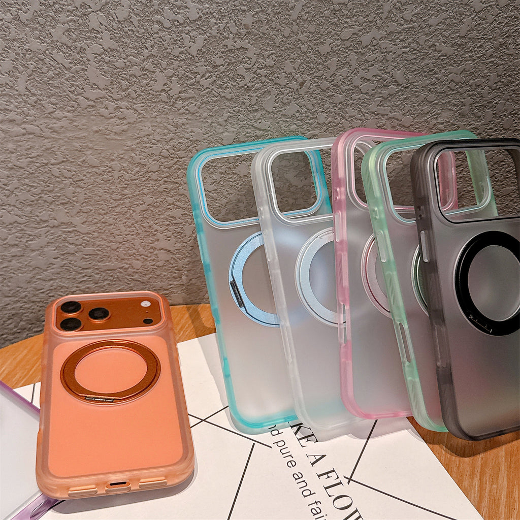 Funda Magnética 360° con Anillo para iPhone 17 y 18 — Antichoque y Magsafe
