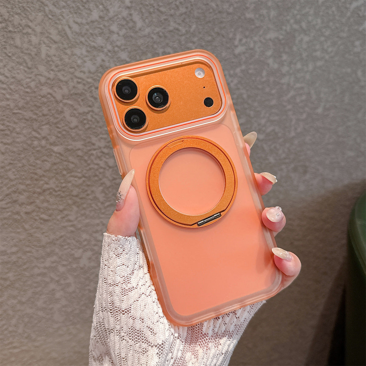 Funda Magnética 360° con Anillo para iPhone 17 y 18 — Antichoque y Magsafe