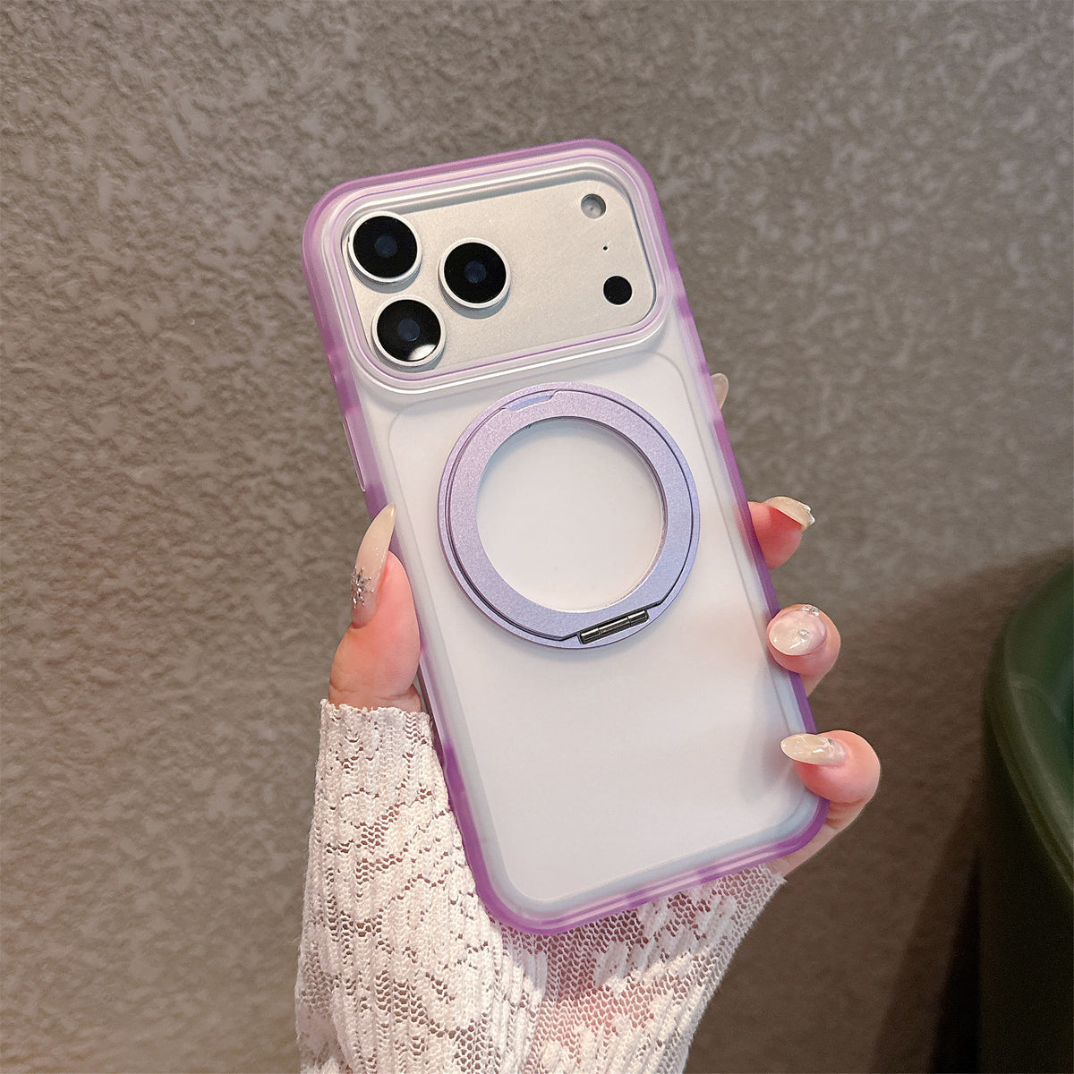 Funda Magnética 360° con Anillo para iPhone 17 y 18 — Antichoque y Magsafe