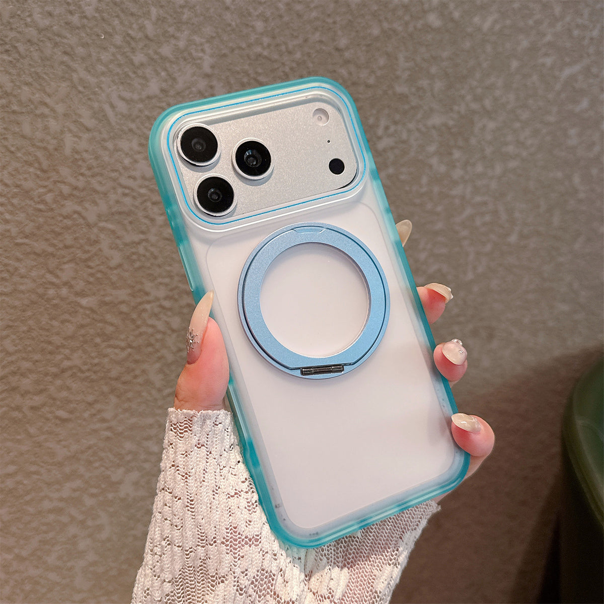 Funda Magnética 360° con Anillo para iPhone 17 y 18 — Antichoque y Magsafe