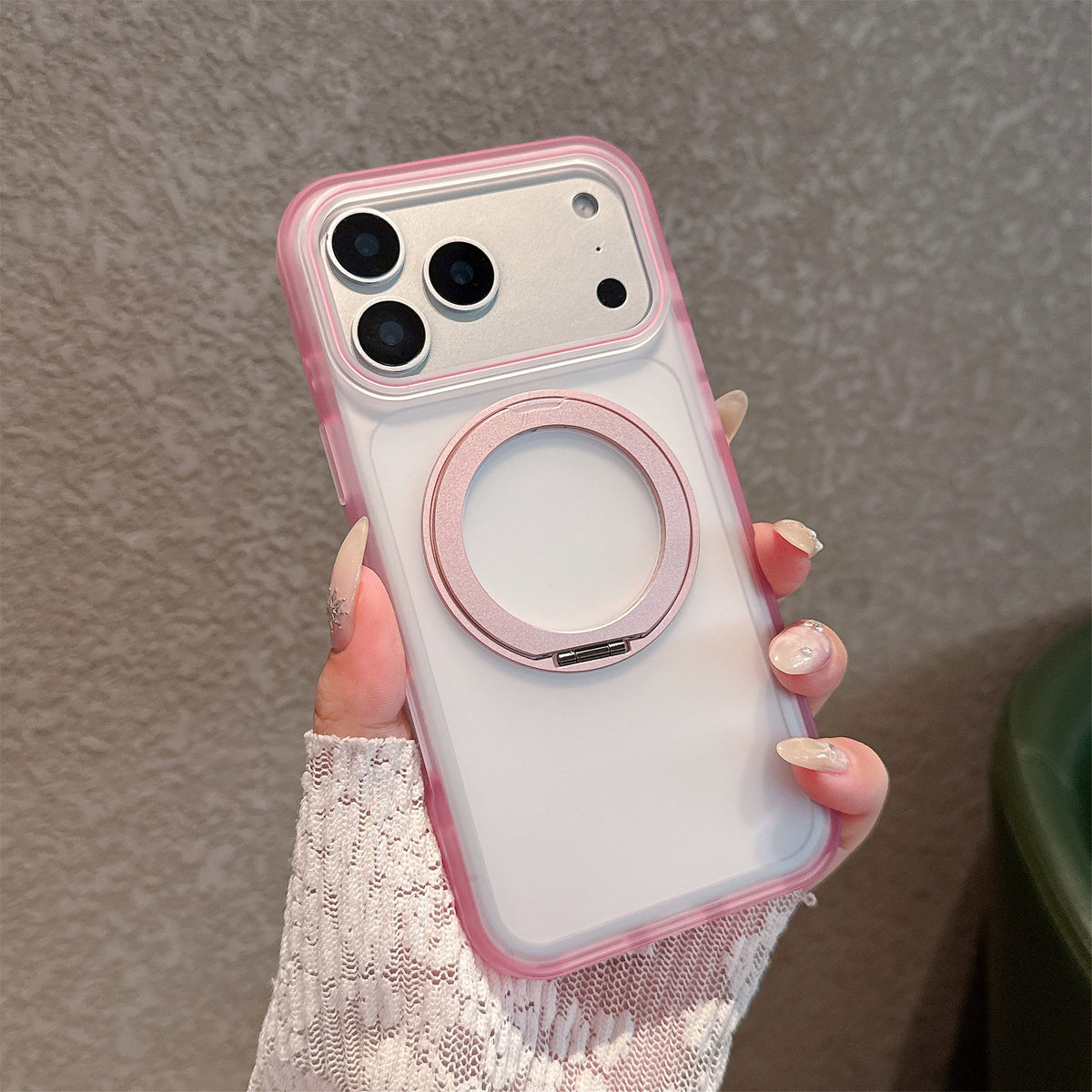 Funda Magnética 360° con Anillo para iPhone 17 y 18 — Antichoque y Magsafe