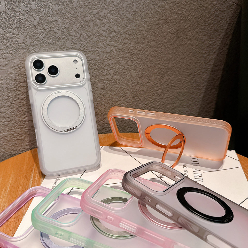 Funda Magnética 360° con Anillo para iPhone 17 y 18 — Antichoque y Magsafe